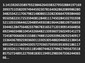 50 trillion Pi digits .